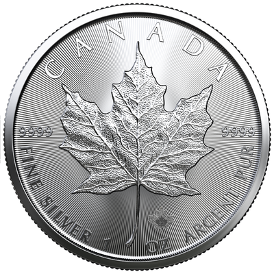 Fine Silver Coin - Treasured DNA Maple Leaf Reverse