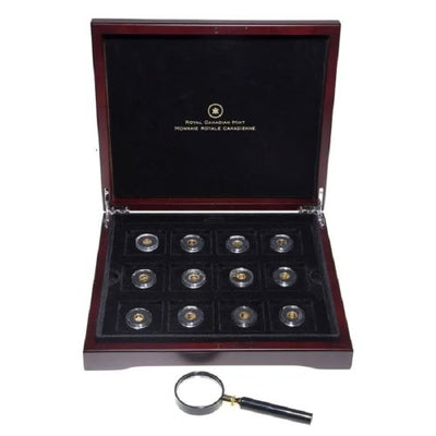 Pure Gold 12 Coin Set - The Smallest Gold Coins of the World