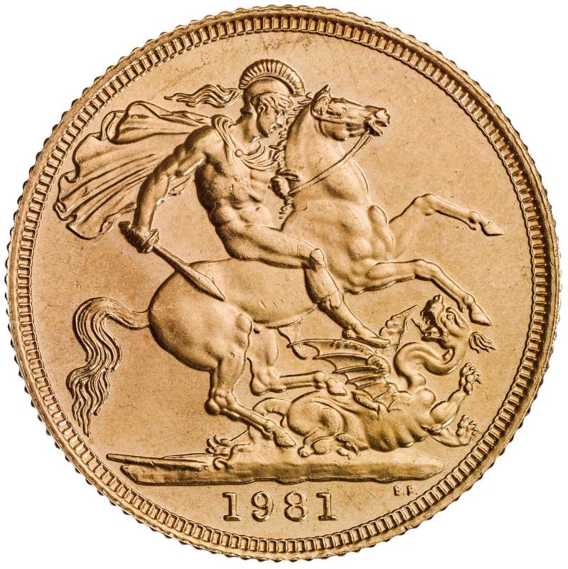 1981 22k Gold Coin - Proof Sovereign