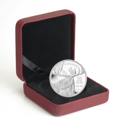 Fine Silver Coin - Robert Bateman Moose Packaging