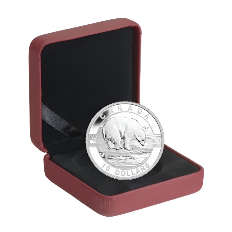 Fine Silver Coin - The Polar Bear Packaging
