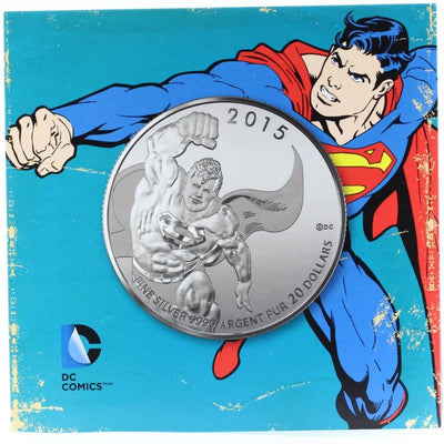 Fine Silver Coin - DC Comics Originals: Superman Packaging