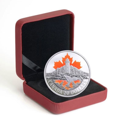 Fine Silver Coin with Colour - Canada's Coasts Series: Atlantic Coast Packaging