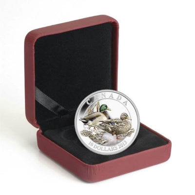 Fine Silver Coin with Colour - Mallard Packaging