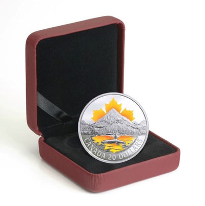 Fine Silver Coin with Colour - Canada's Coasts Series: Pacific Coast Packaging