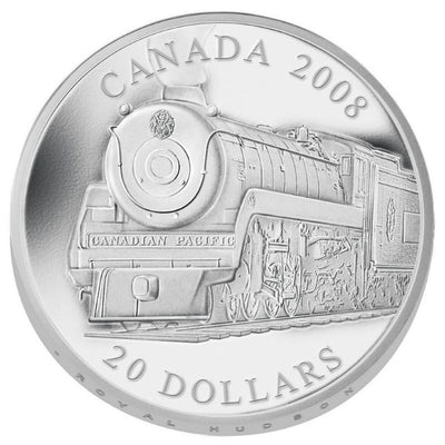 Fine Silver Coin - Great Canadian Locomotives: Royal Hudson Reverse