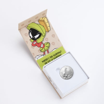 Fine Silver 8 Coin Set - Looney Tunes: Marvin the Martian Packaging