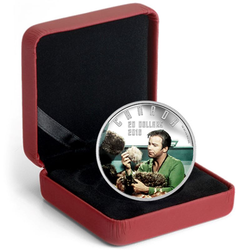 Fine Silver Coin with Colour - Star Trek: The Trouble With Tribbles Packaging