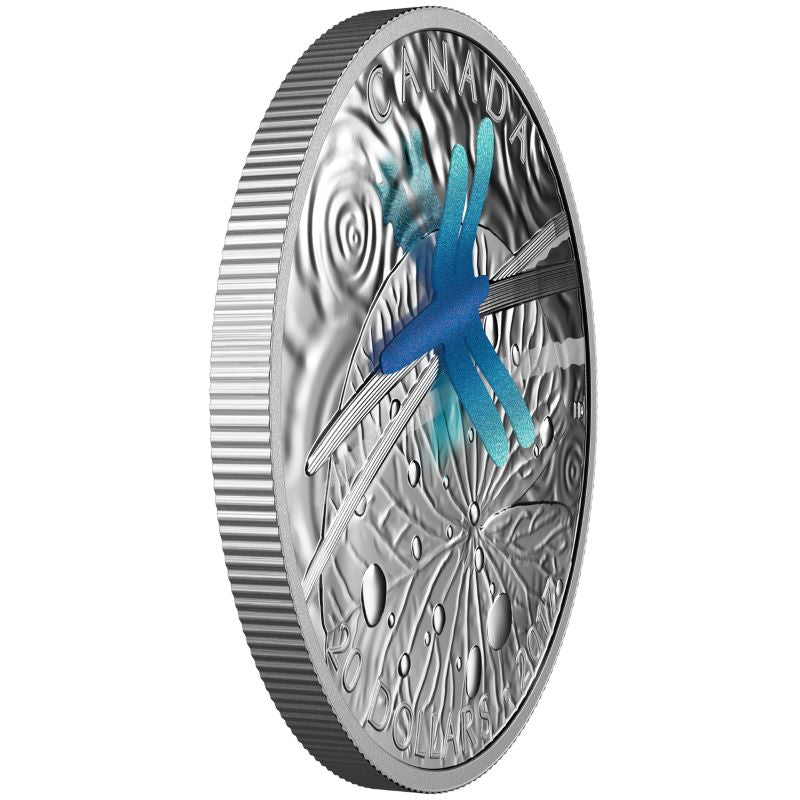Fine Silver Coin with Niobium Element - Nature&