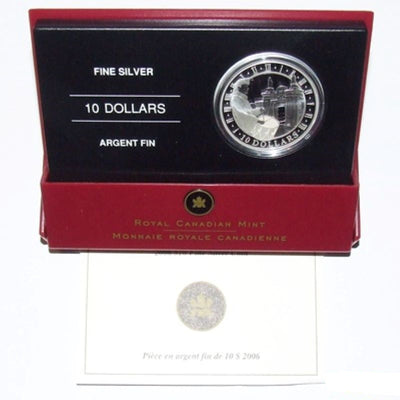 Fine Silver Coin - Fortress of Louisbourg National Historic Site of Canada Packaging