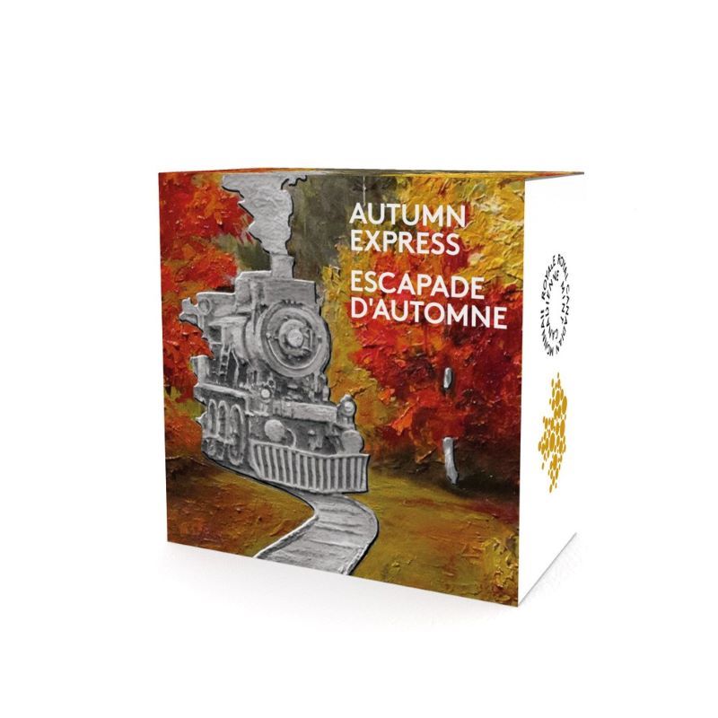 Fine Silver Coin with Colour - Autumn Express Packaging