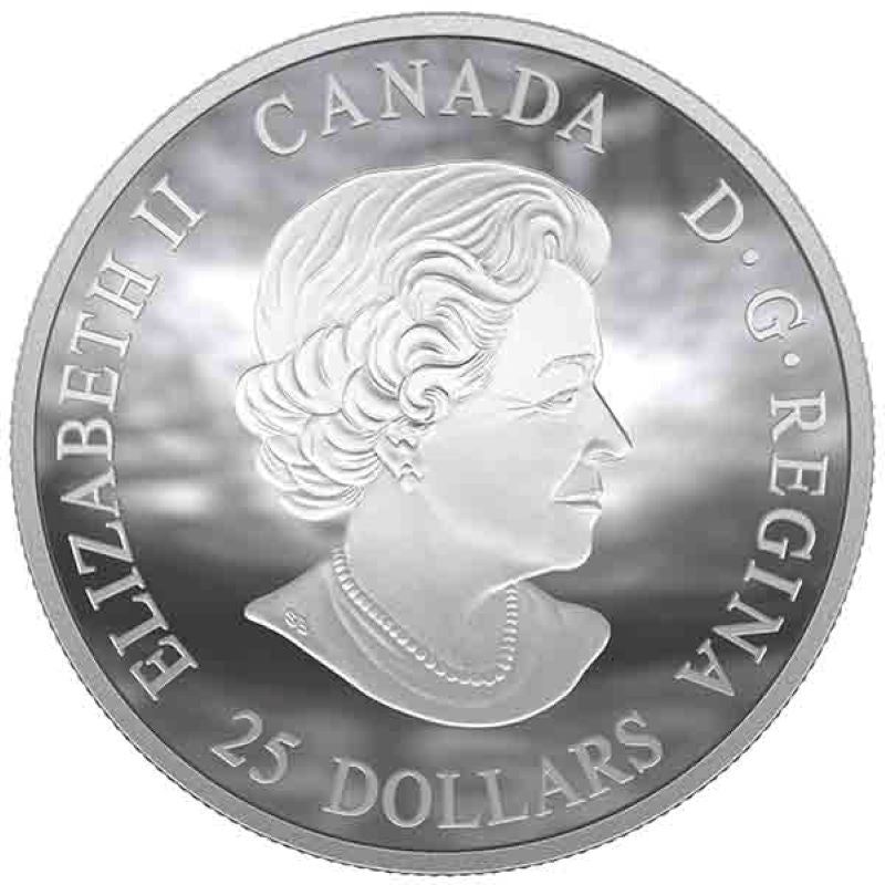 Fine Silver Convex Coin - 50th Anniversary of the Apollo 11 Moon Landing Obverse