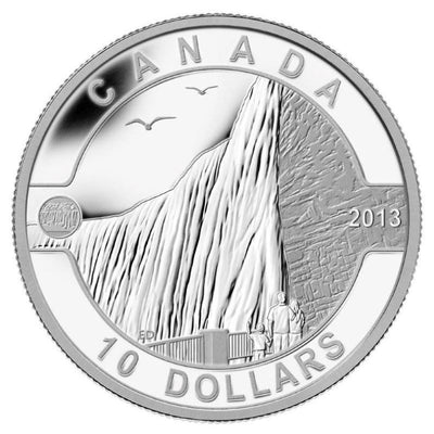 Fine Silver 12 Coin Set with Colour - O Canada: Niagara Falls Reverse