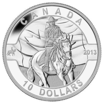 Fine Silver 12 Coin Set with Colour - O Canada: RCMP Reverse