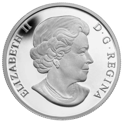 Fine Silver 12 Coin Set with Colour - O Canada Obverse