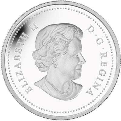 Fine Silver Coin - Beaver Obverse