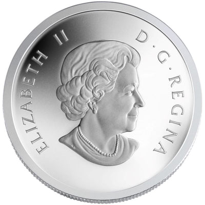 Fine Silver Coin with Colour - Euoplocephalus Obverse