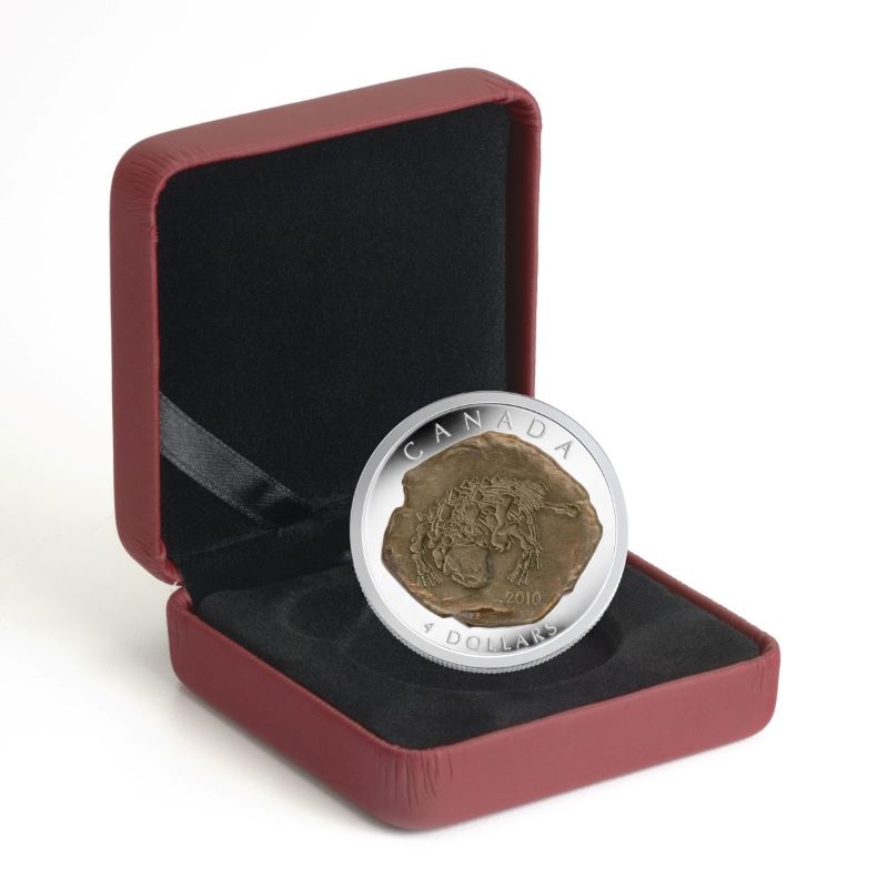 Fine Silver Coin with Colour - Euoplocephalus Packaging