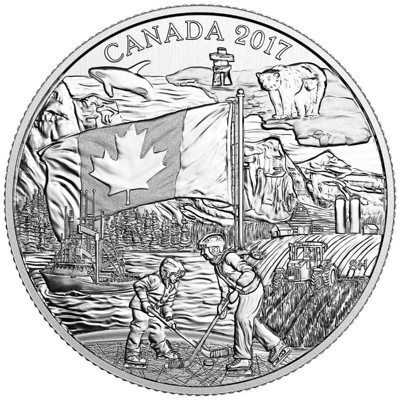 Fine Silver Coin - The Spirit of Canada Reverse