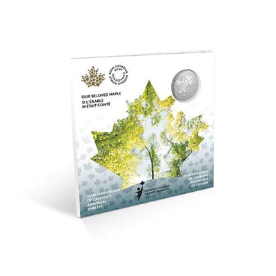Fine Silver Coin - Moments to Hold: 25th Anniversary of Canada's Arboreal Emblem Packaging