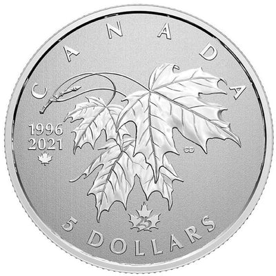 Fine Silver Coin - Moments to Hold: 25th Anniversary of Canada's Arboreal Emblem Reverse