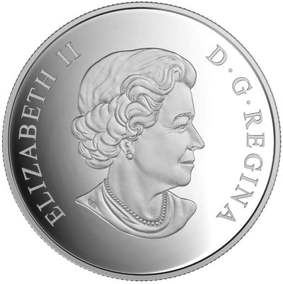 Fine Silver Coin with Colour - Goalies: Jacques Plante Obverse
