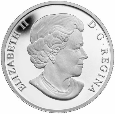 Fine Silver Coin - O Canada: The Canadian Cowboy Obverse
