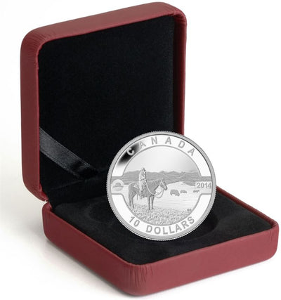 Fine Silver Coin - O Canada: The Canadian Cowboy Packaging
