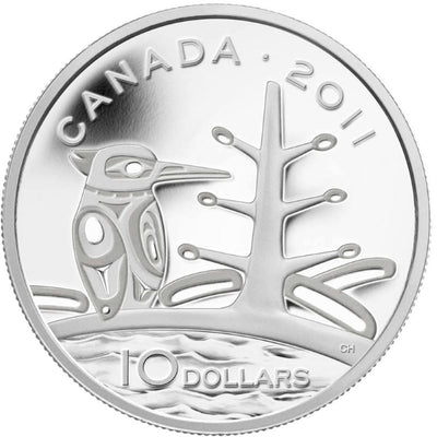 Fine Silver Coin - Boreal Forest Reverse