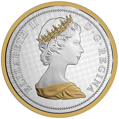 Fine Silver Coin with Gold Plating - Big Coin Series Alex Colville Designs: 10 Cents Obverse