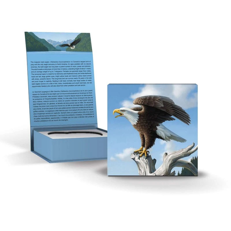 Pure Silver Coin - Bald Eagle Packaging