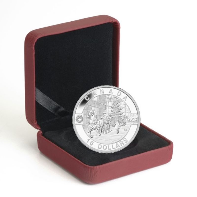 Fine Silver Coin - Canadian Holiday Season Packaging