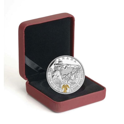 Fine Silver Coin with Gold Plating - First World War Battlefront Series: The Second Battle of Ypres Packaging
