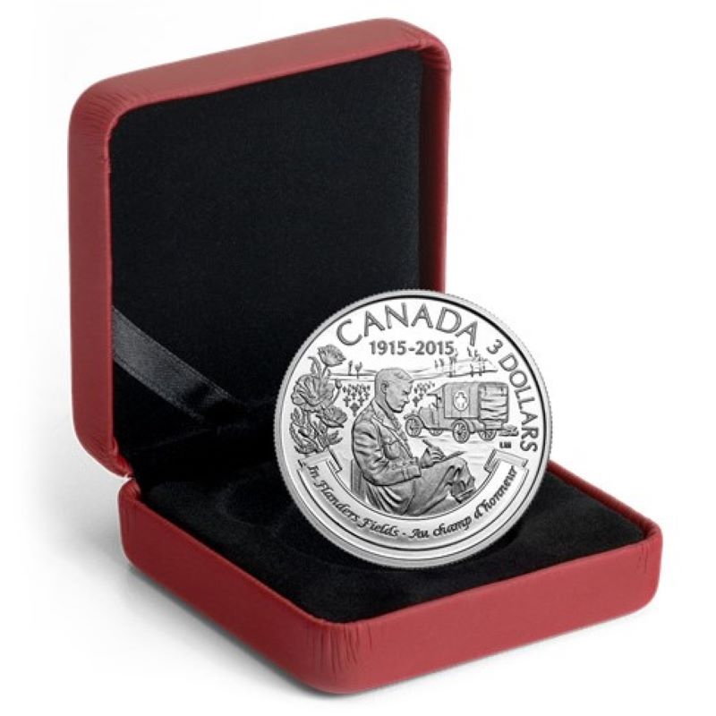 Fine Silver Coin - 100th Anniversary of In Flanders Fields Packaging