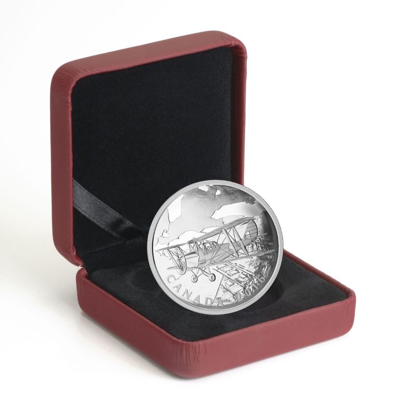 Fine Silver Coin - The Canadian Home Front: British Commonwealth Air Training Plan Packaging