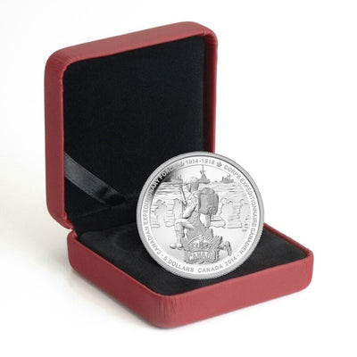 Fine Silver Coin - Canadian Expeditionary Force Packaging