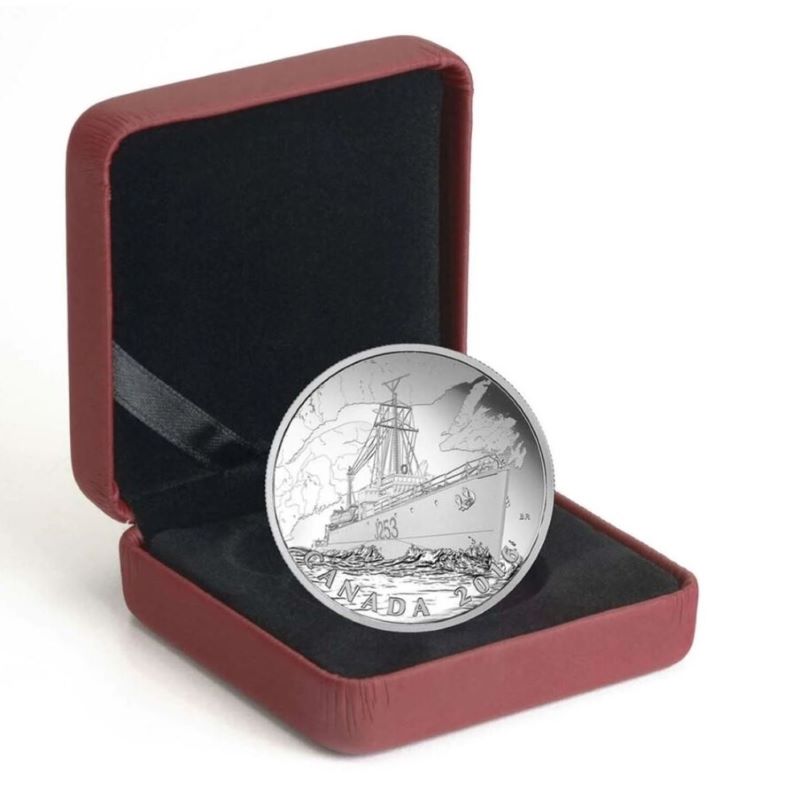 Fine Silver Coin - The Canadian Home Front: Patrol Against U-boats Packaging