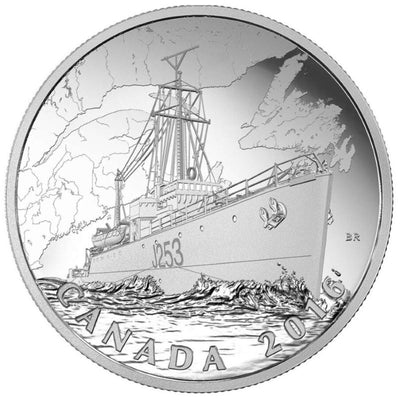 Fine Silver Coin - The Canadian Home Front: Patrol Against U-boats Reverse