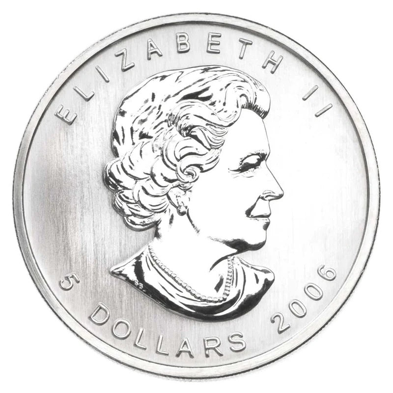 Fine Silver Coin with Colour - Silver Maple: Autumn Obverse