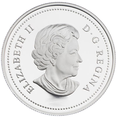 Fine Silver Coin - Saskatchewan's Centennial Obverse