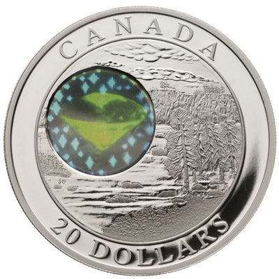 Fine Silver Hologram Coin - Northwest Territories Diamonds Reverse