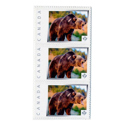 Fine Silver Coin and Stamp Set - Grizzly Bear Stamps