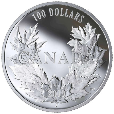 Fine Silver Coin - Canadian Maples Reverse