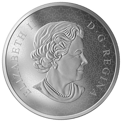 Fine Silver Coin with Colour - Celebrating Canada's Icons Obverse