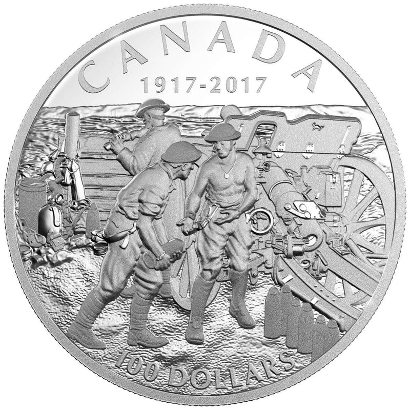 Fine Silver Coin - Vimy Ridge Reverse