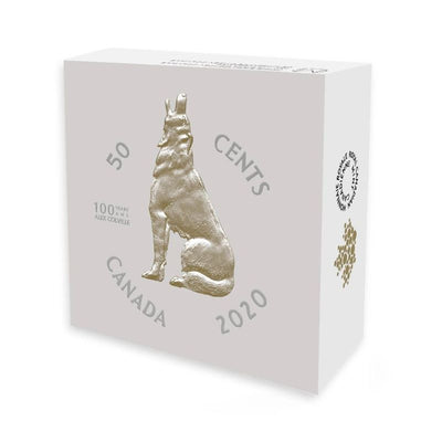 Fine Silver Coin with Gold Plating - 100th Anniversary of the Birth of Alex Colville Packaging