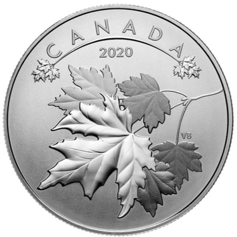 Fine Silver 6 Coin Set - O Canada!: Maple Leaves Reverse