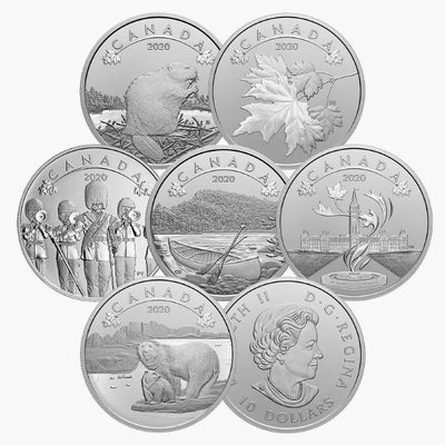 Fine Silver 6 Coin Set - O Canada!