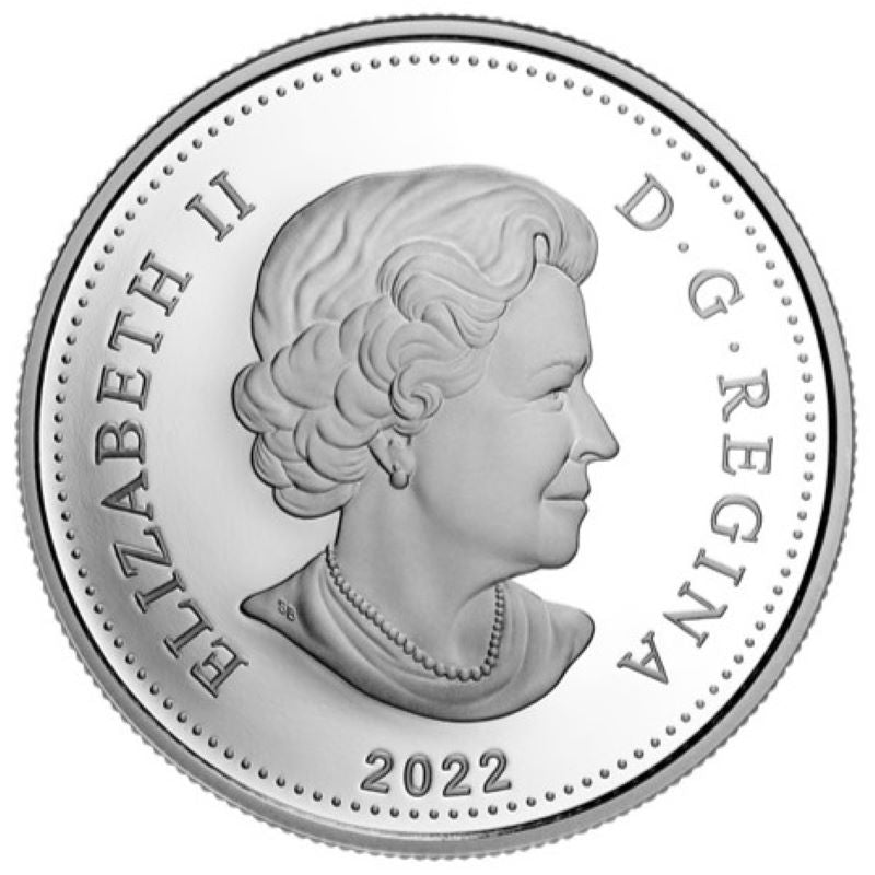 Fine Silver Coin - The Platinum Jubilee of Her Majesty Queen Elizabeth II Obverse
