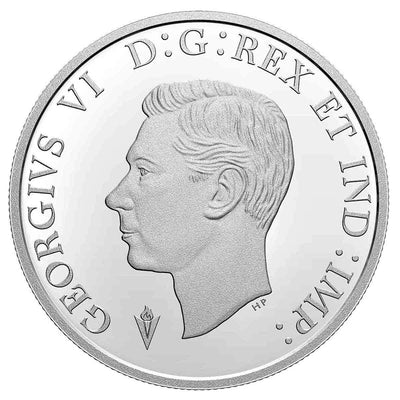 Fine Silver Coin - 75th Anniversary of V-E Day Obverse